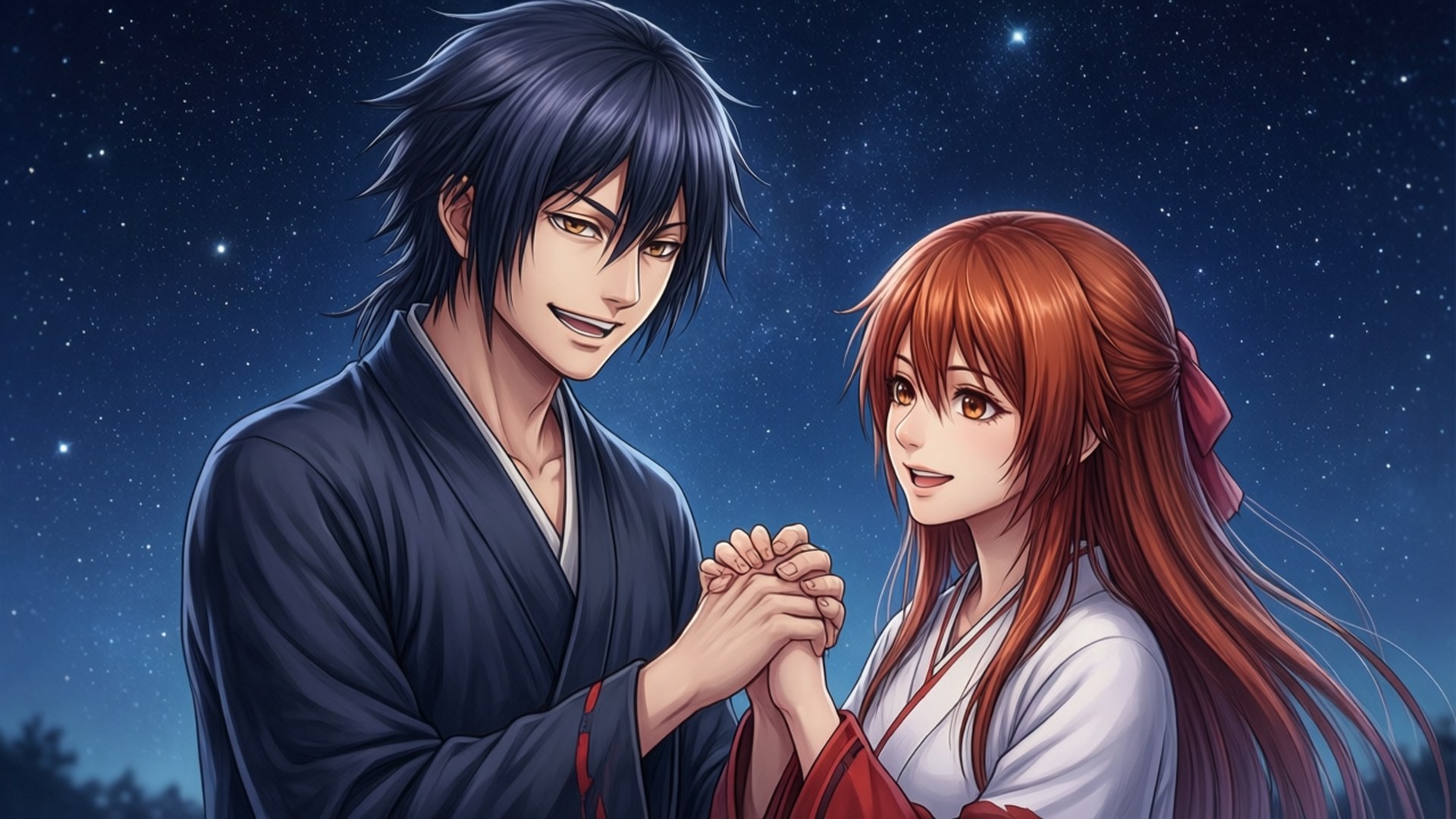 Yato ve Hiyori Yıldız Seyri Duvar Kağıdı