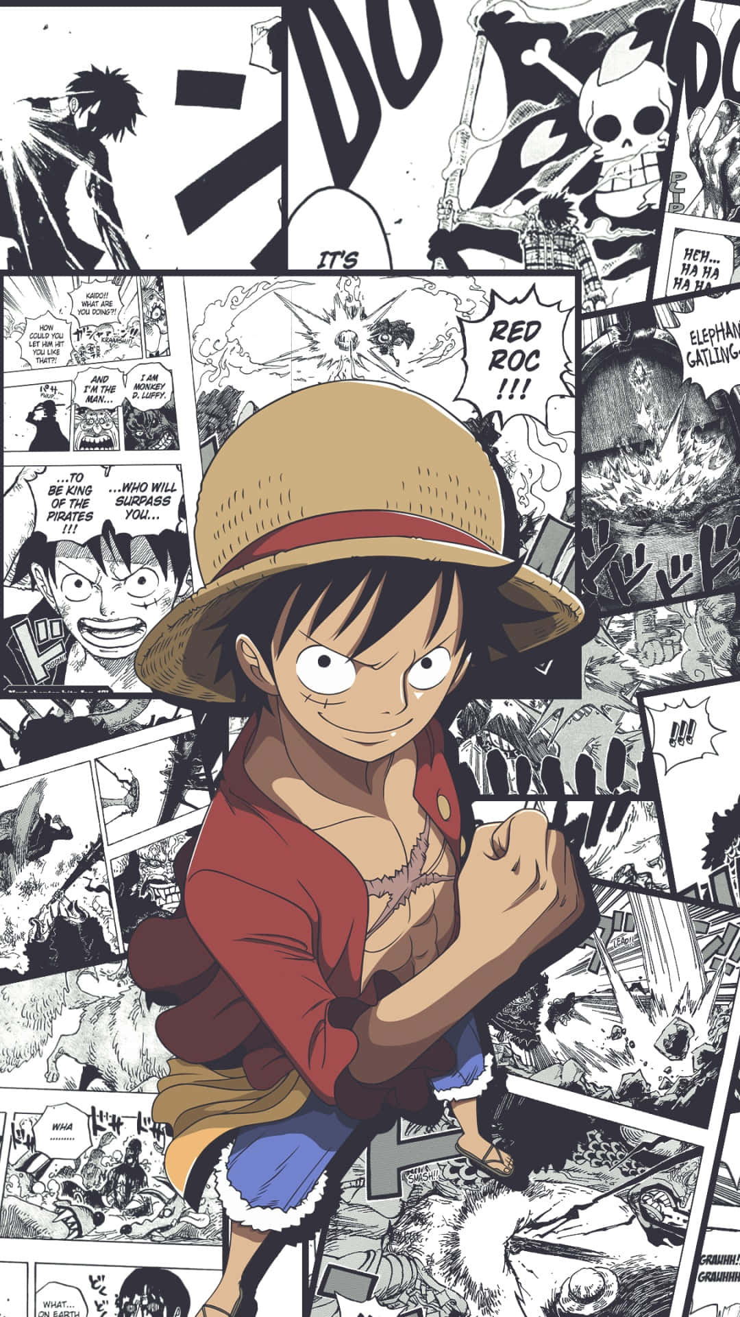 Yelken Açmaya Hazır - Luffy, Yeni Maceralara Yelken Açıyor. Duvar Kağıdı