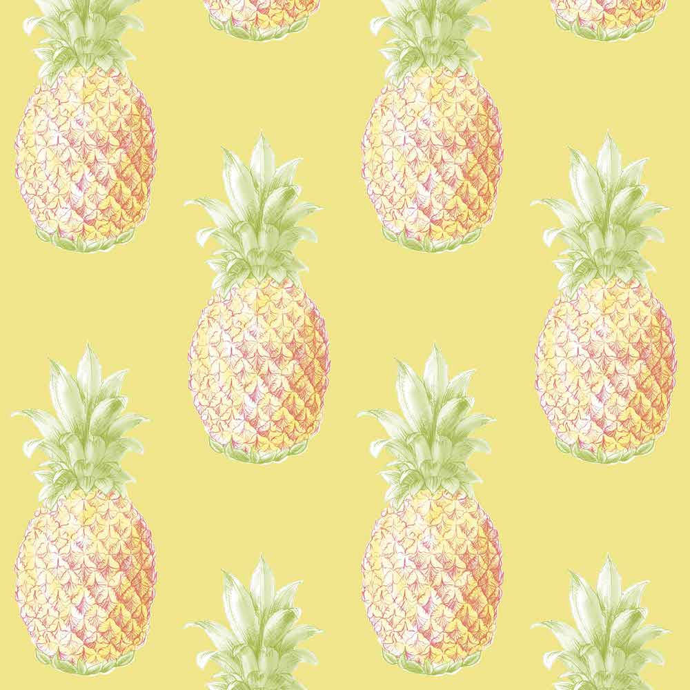 Yemeye hazır lezzetli sarı ananas Duvar Kağıdı