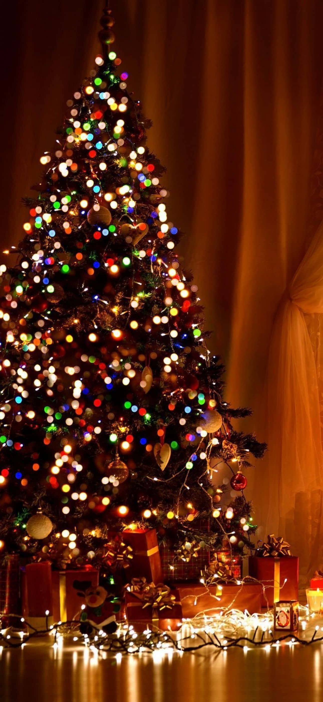 Yeni bir iPhone ile Noel'i kutlayın Duvar Kağıdı