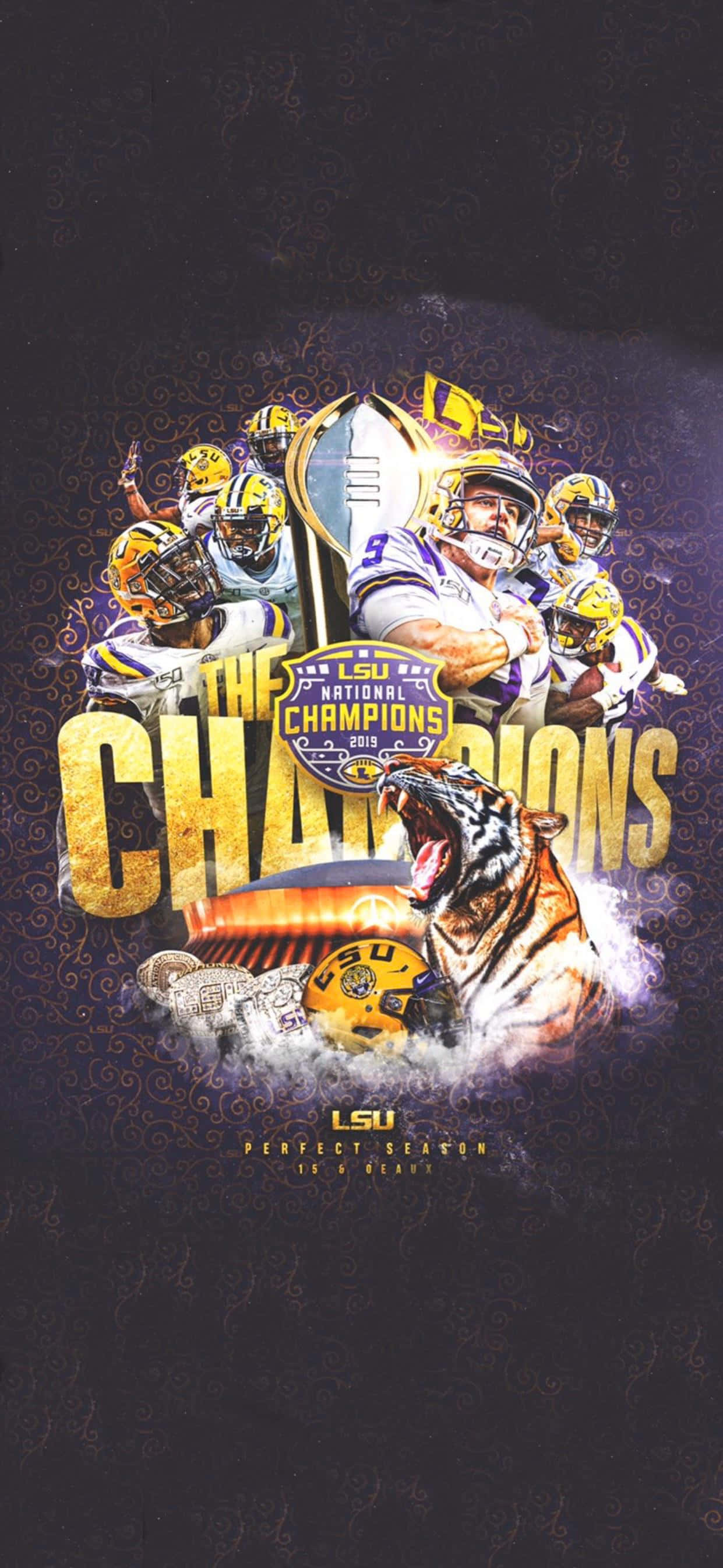 Yeni bir LSU Tigers iPhone deneyiminin gücünü açığa çıkarın. Duvar Kağıdı