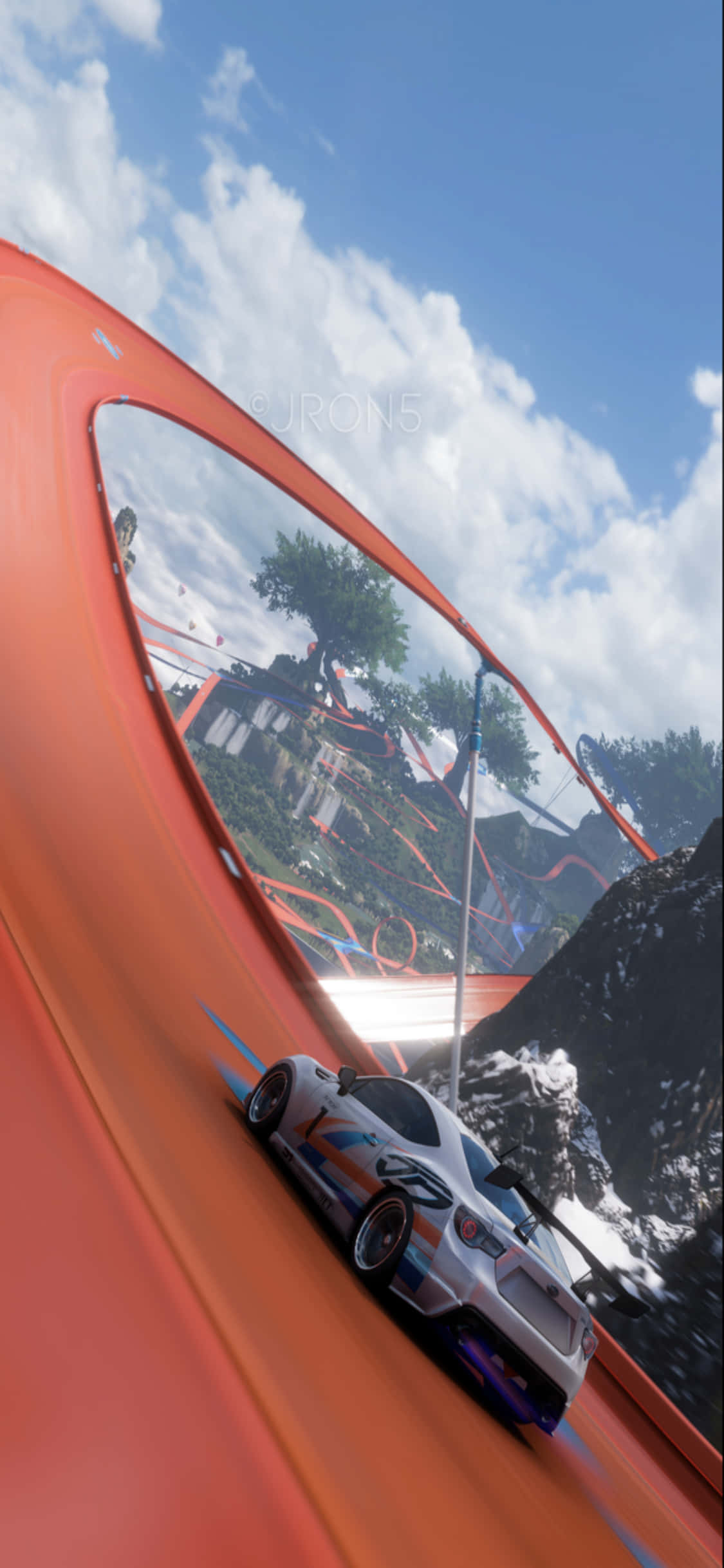 Yeni Çıkan Forza Horizon 4 ile iPhone Xs'te En Yeni Yarış Maceranıza Başlayın Duvar Kağıdı