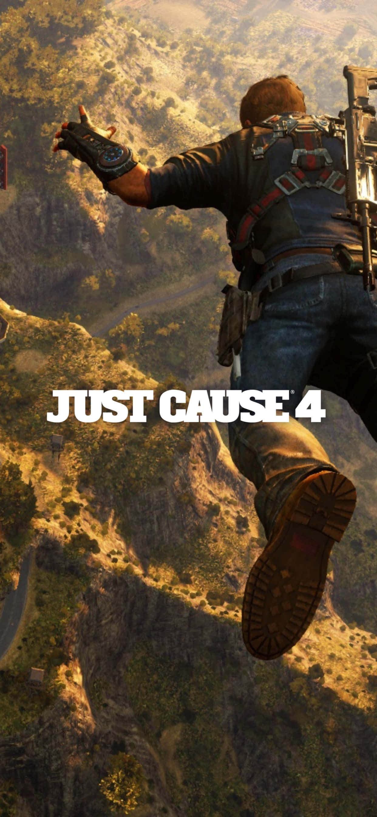 Yeni dünyalar keşfedin ve iPhone Xs Max'inizde Just Cause 4 ile durdurulamaz bir kaos ajanı olun Duvar Kağıdı