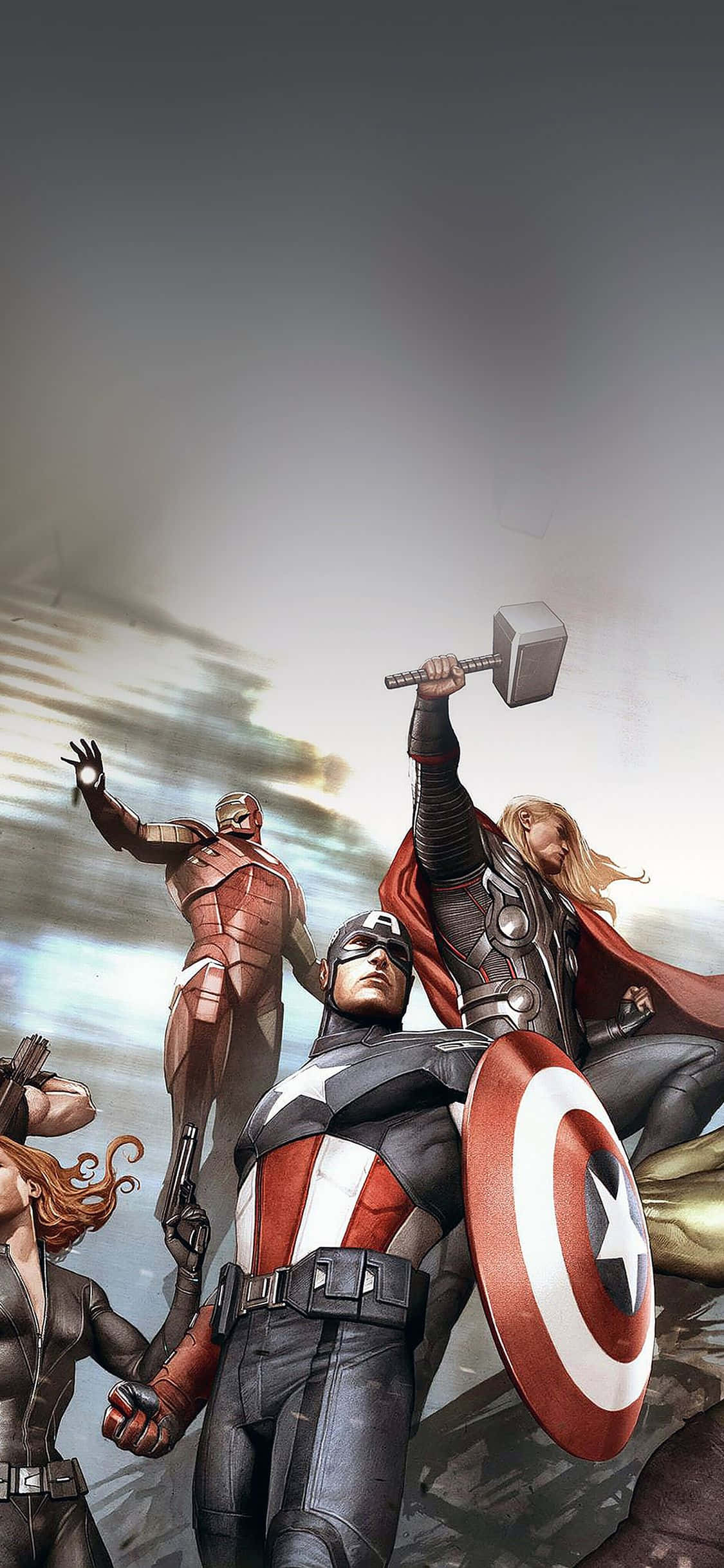 Yeni iPhone Xs Marvel's Avengers ile Dünyanın Kahramanlarını Toplayın Duvar Kağıdı