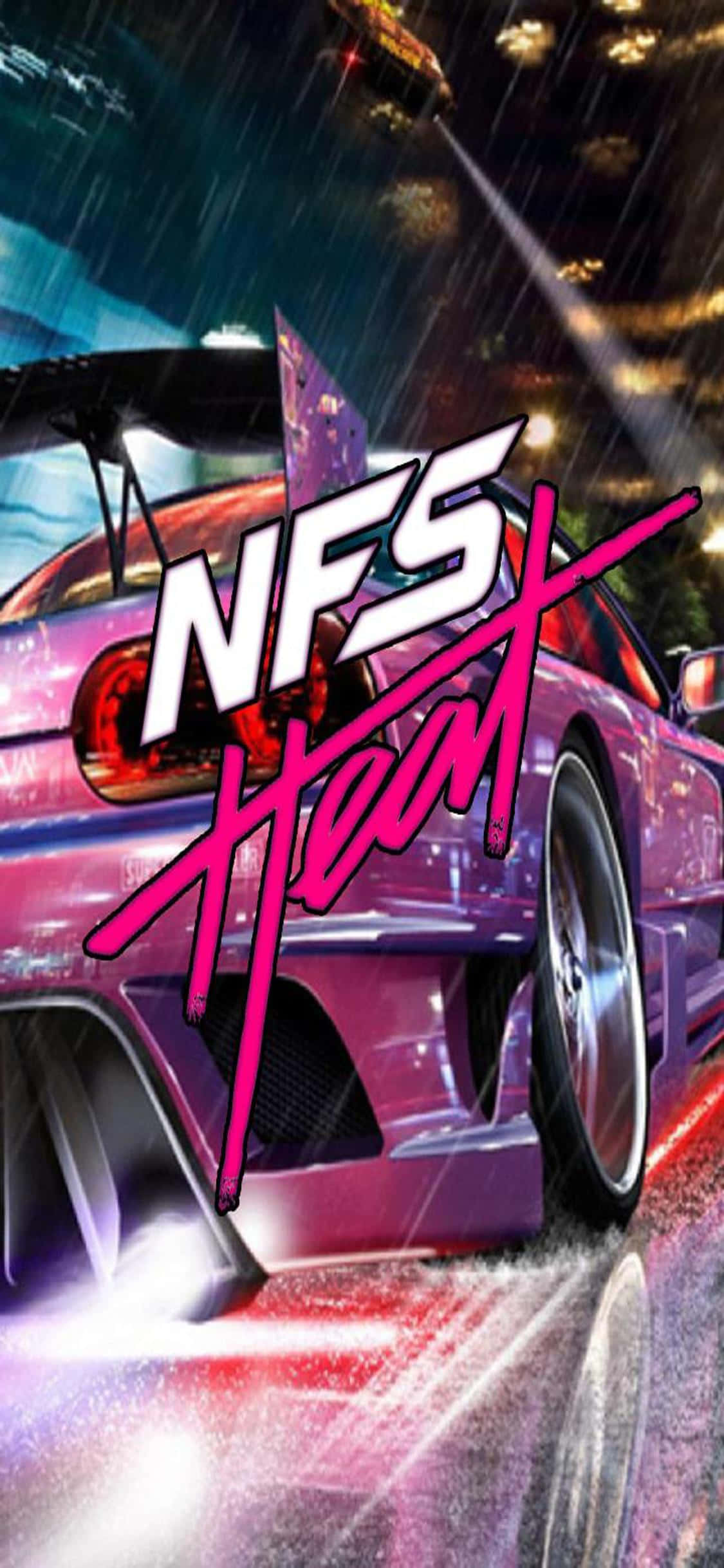 Yeni iPhone Xs Need For Speed Heat ile tam hızınızı serbest bırakın. Duvar Kağıdı