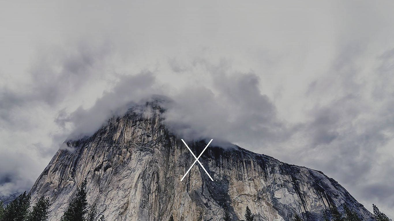 Yeni MacBook'unuzdan Yosemite dağının nefes kesen manzaralarının keyfini çıkarın Duvar Kağıdı