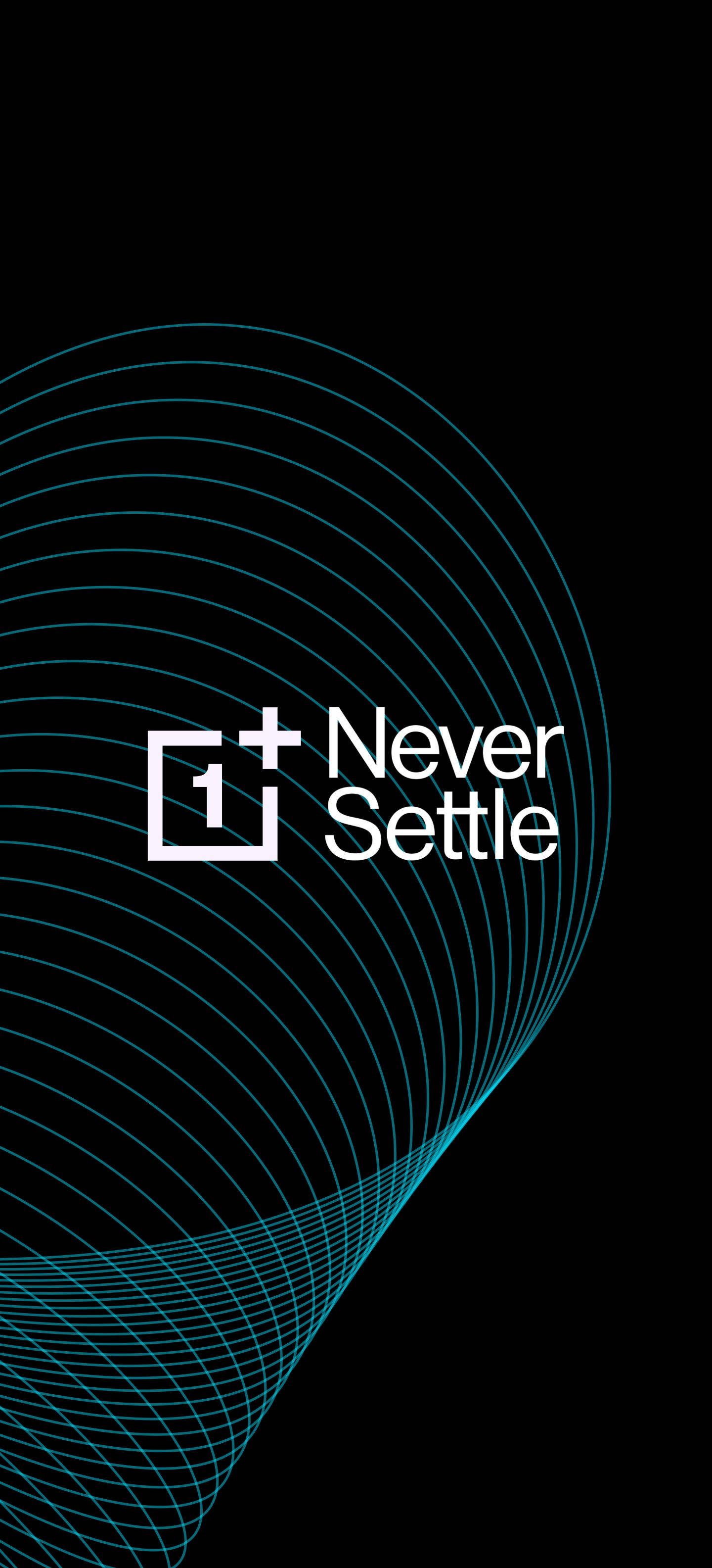 Yenilikçi Teknoloji - OnePlus Never Settle Tasarımı Duvar Kağıdı