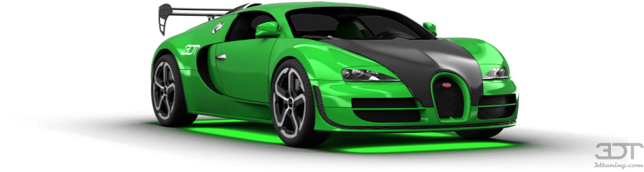 Yeşil Bugatti Veyron Spor Araba Duvar Kağıdı