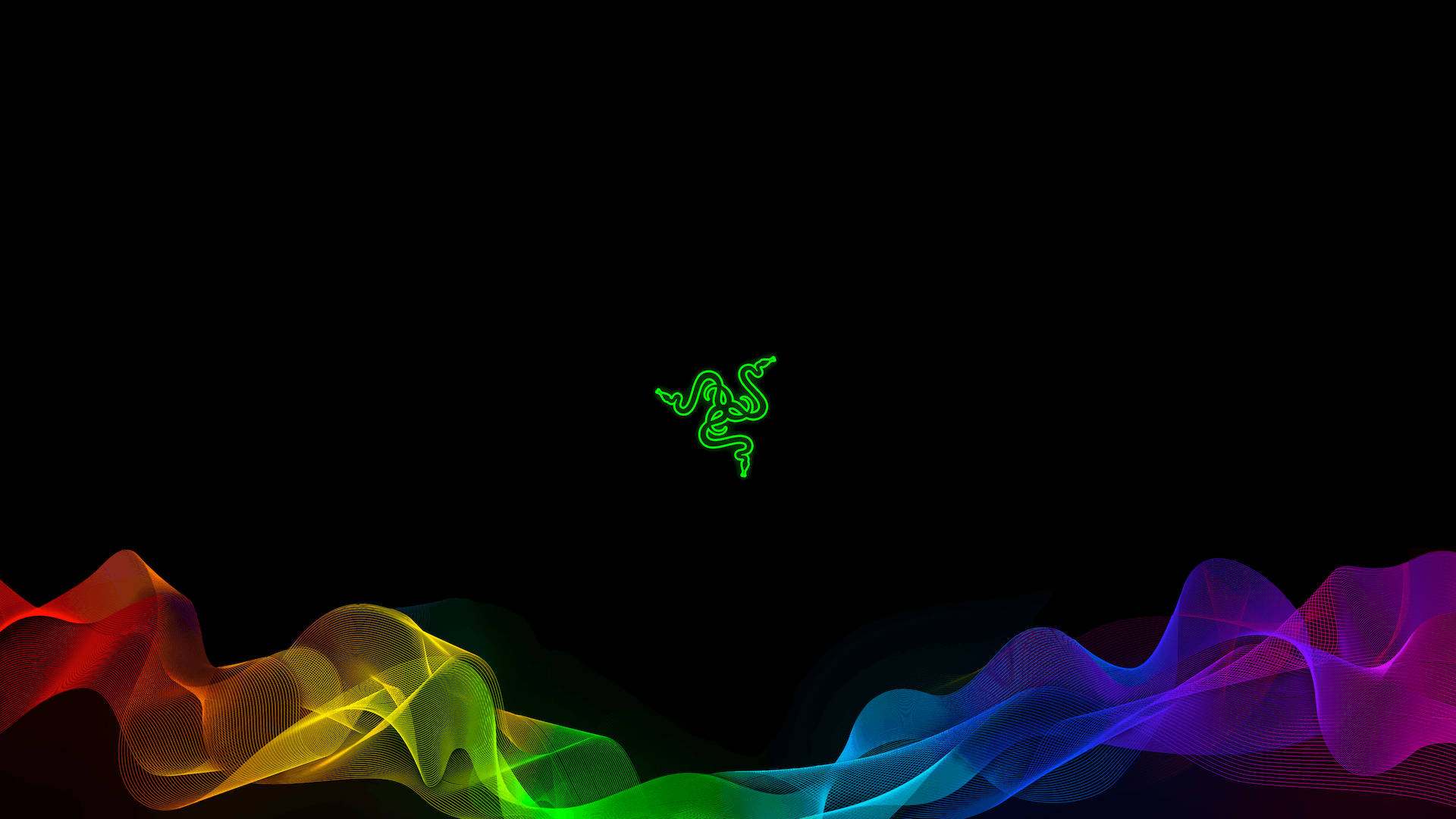 Yeşil Razer RGB 4K Duvar Kağıdı