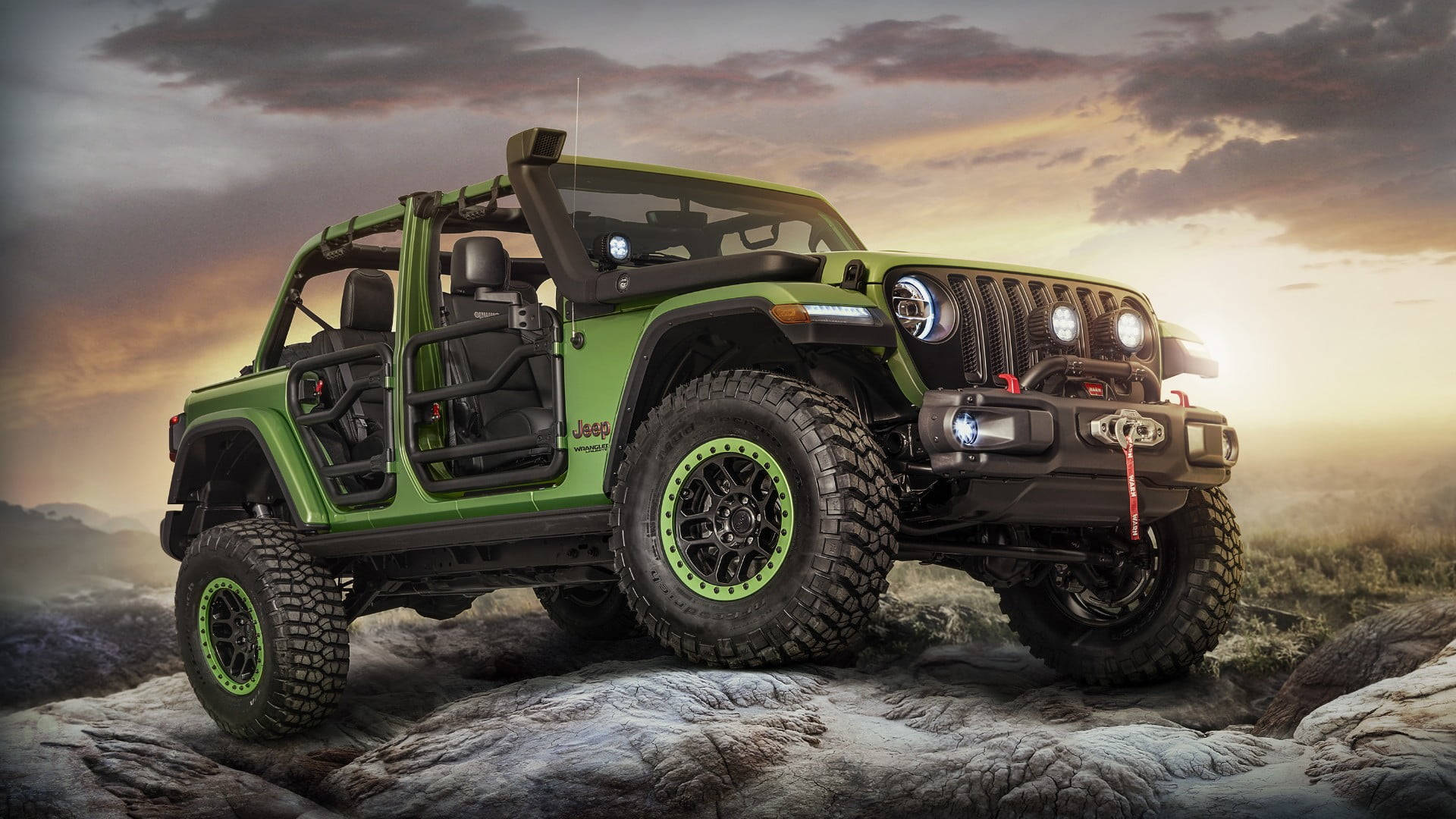 Yeşil Thar 4K Jeep Duvar Kağıdı