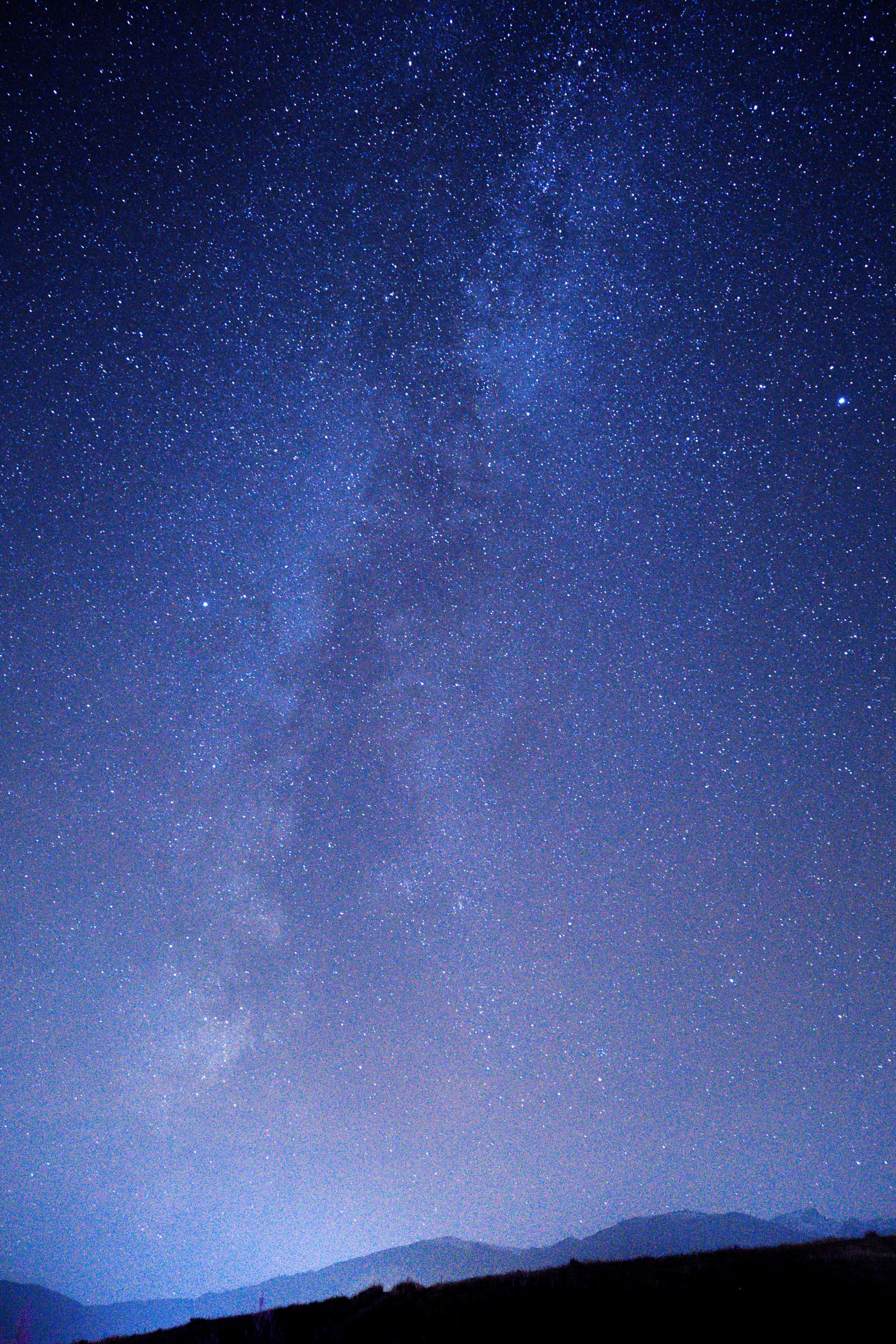 Yıldızlı Bir Gece Gökyüzünün İhtişamı Duvar Kağıdı