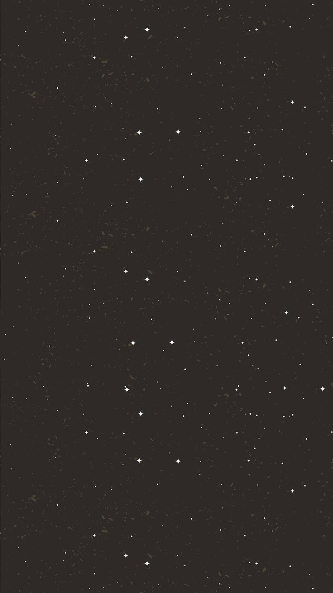 Yıldızlı Gökyüzü Minimalist Siyah Telefon — Pastel estetik GIF Duvar Kağıdı