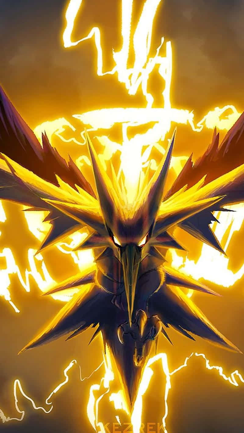 Yıldırım Darbeleriyle Zapdos Duvar Kağıdı