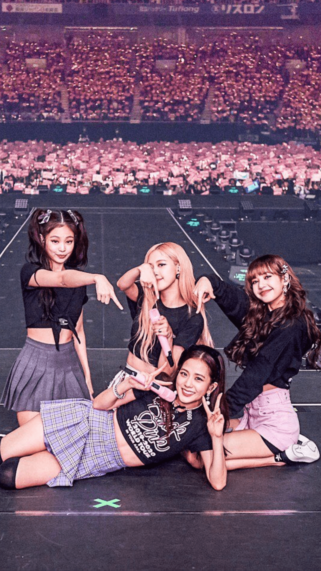 Yıldız Tarzı ve Enerji - Blackpink Konserde Duvar Kağıdı