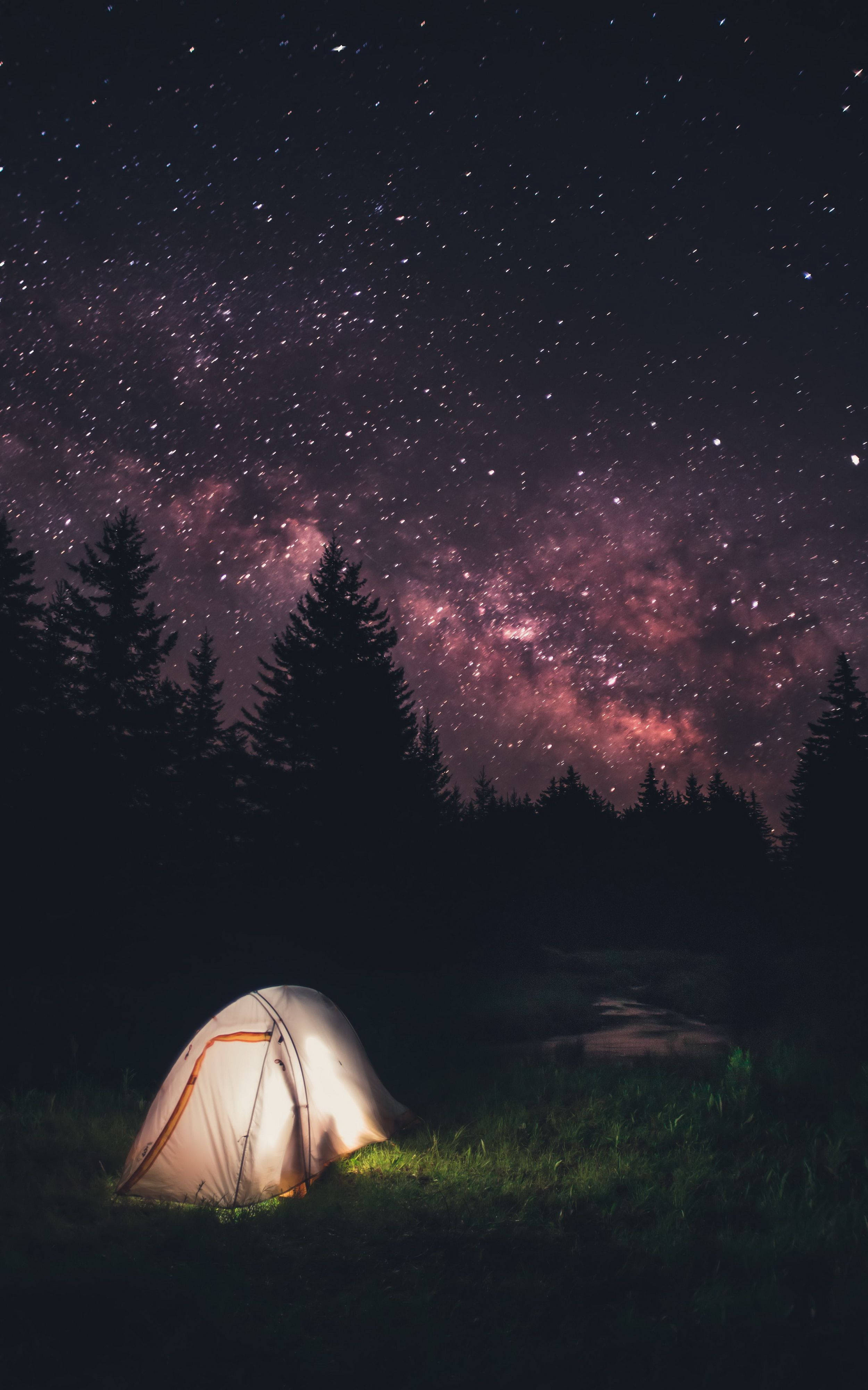 Yıldızlı Gece Mobil Duvar Kağıdı