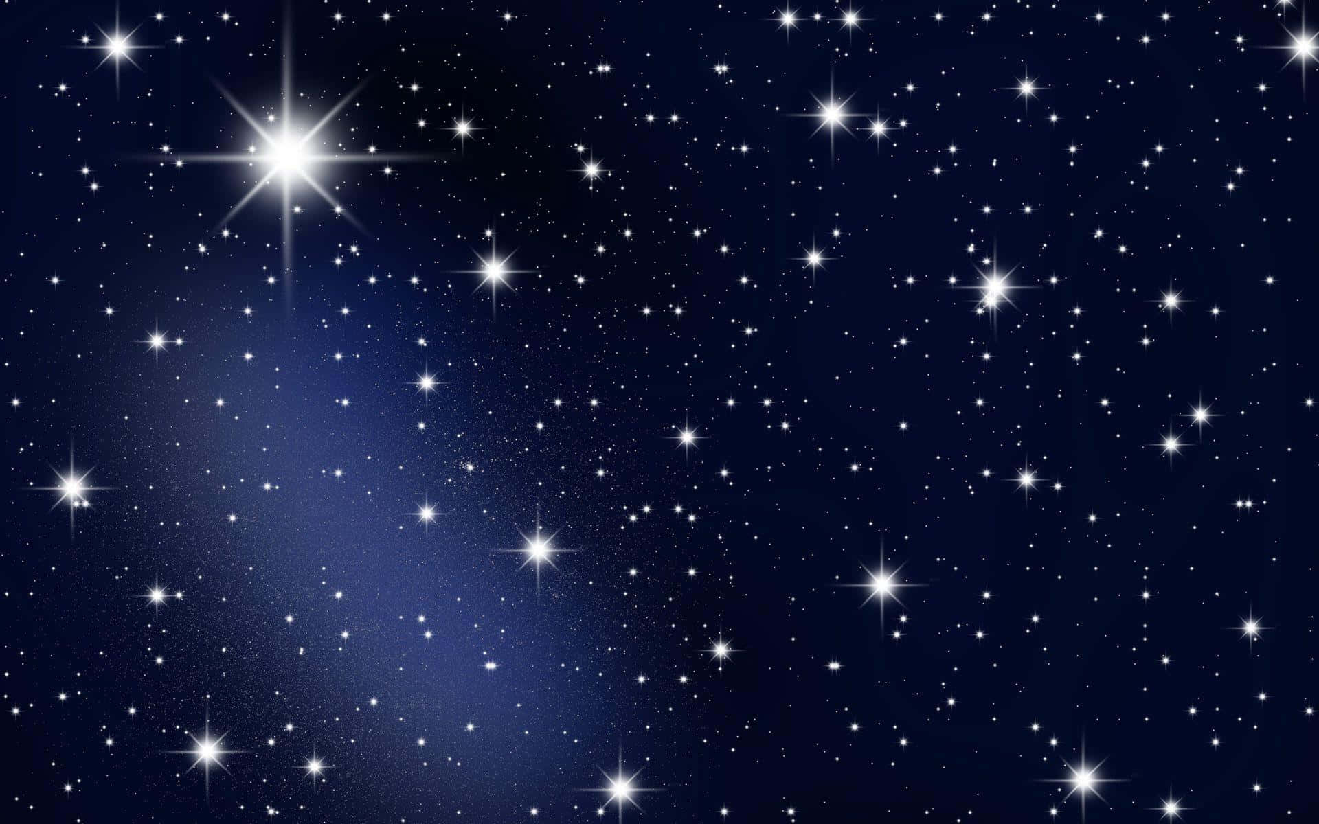 Yıldızlarla Dolu Gece Gökyüzü Duvar Kağıdı