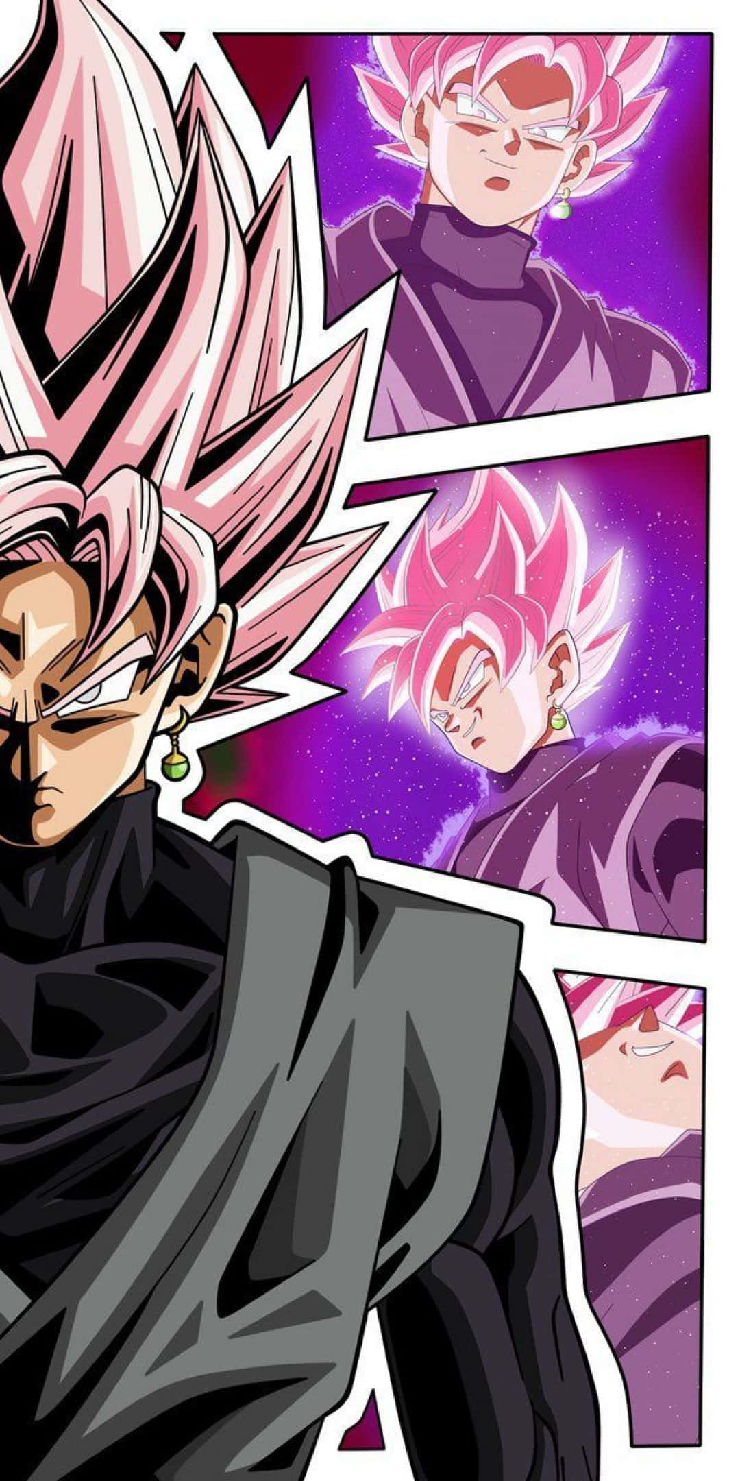 Yoğun Aksiyonda Goku Black Duvar Kağıdı