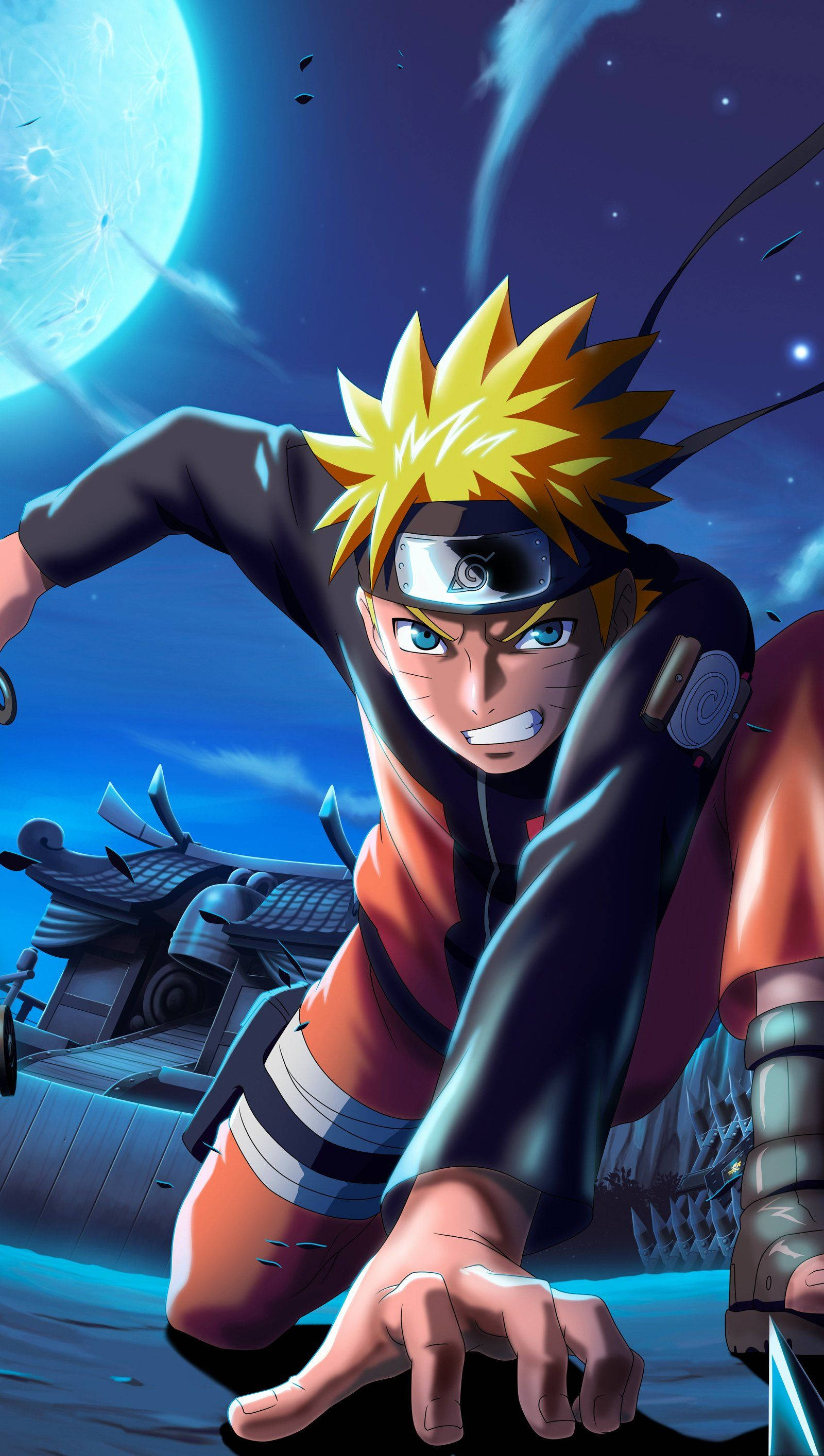 Yoğun Ay Işığı Savaşı - Naruto Mobil 4K Duvar Kağıdı