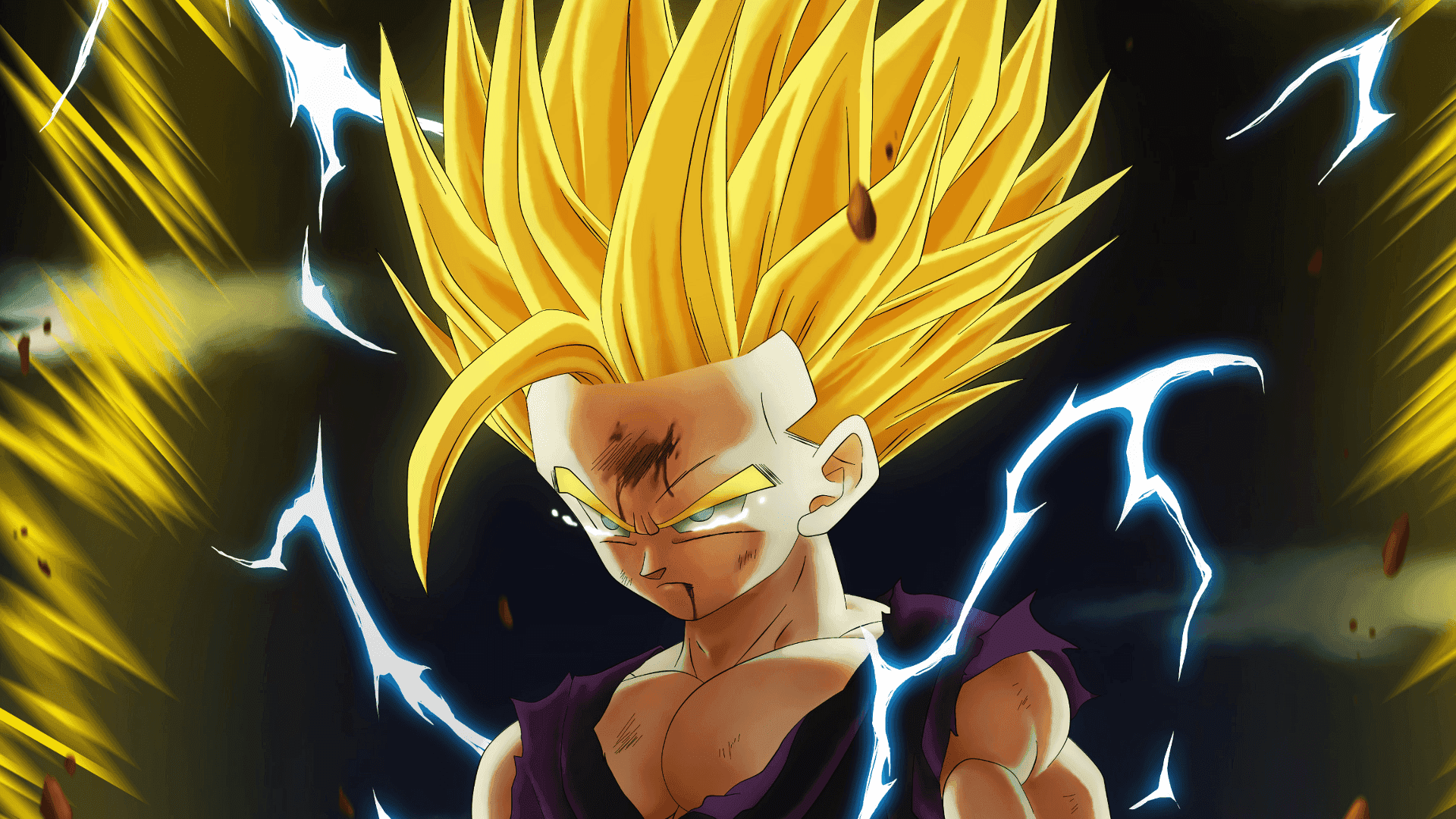Yoğun Dragon Ball Z Savaş Sahnesi Duvar Kağıdı