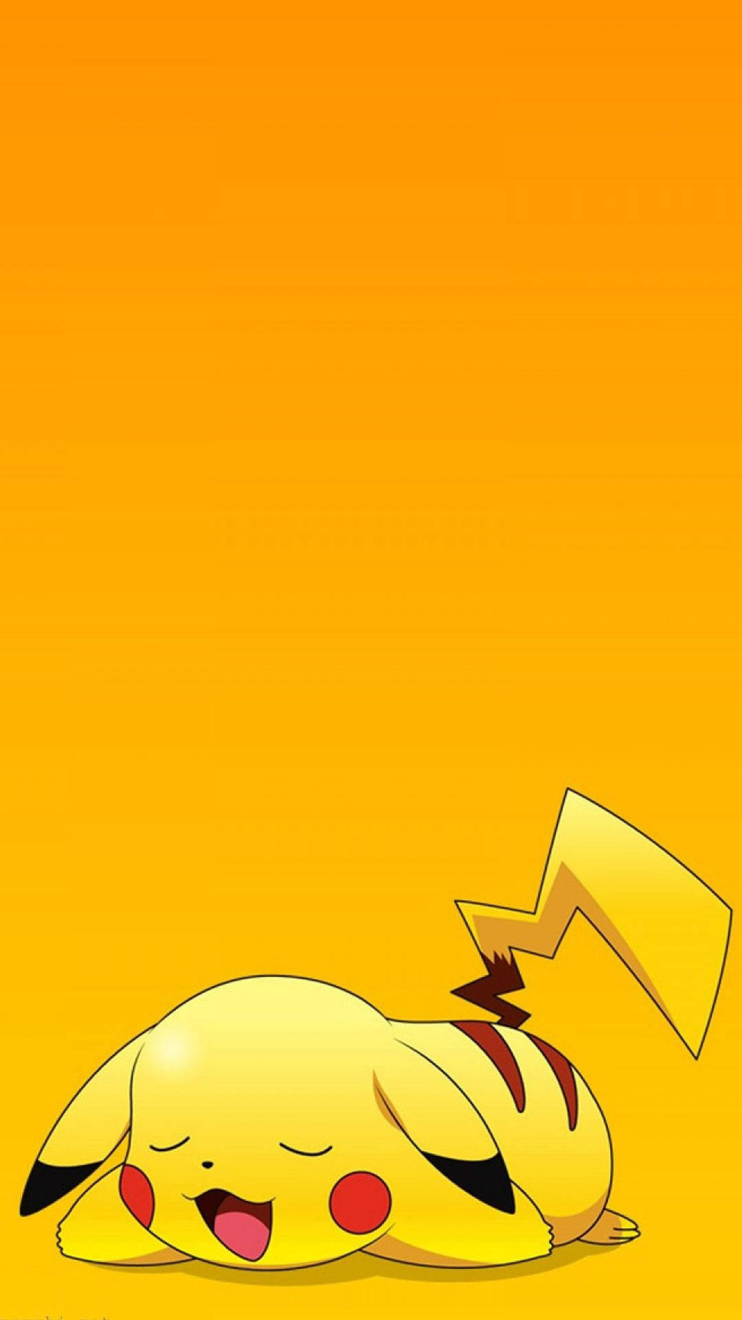 Yorgun Pikachu iPhone Duvar Kağıdı