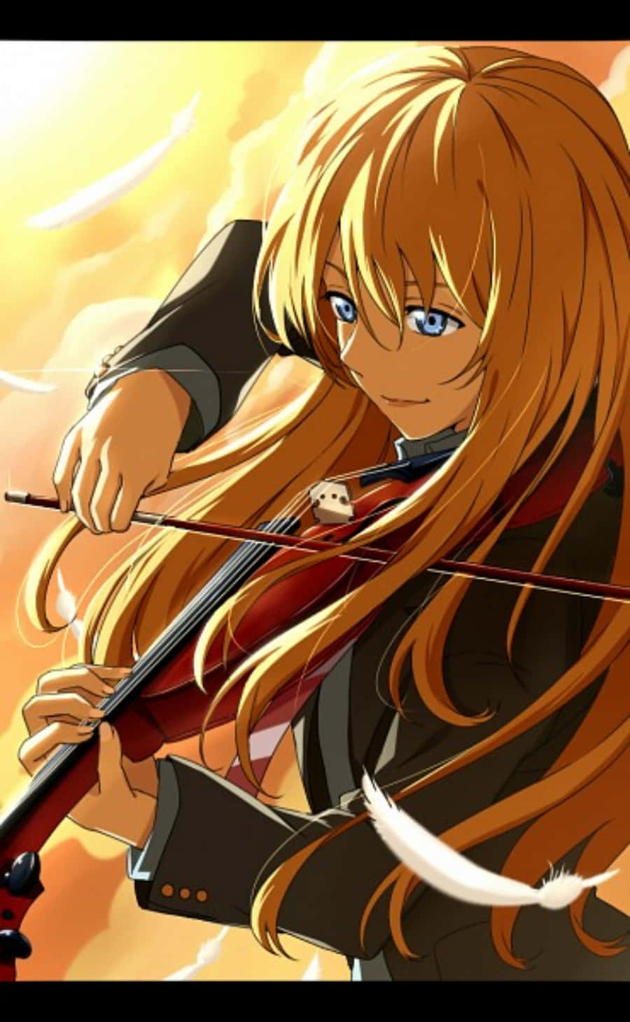 Your Lie In April iPhone Kaori Keman Anime Resimleri Duvar Kağıdı