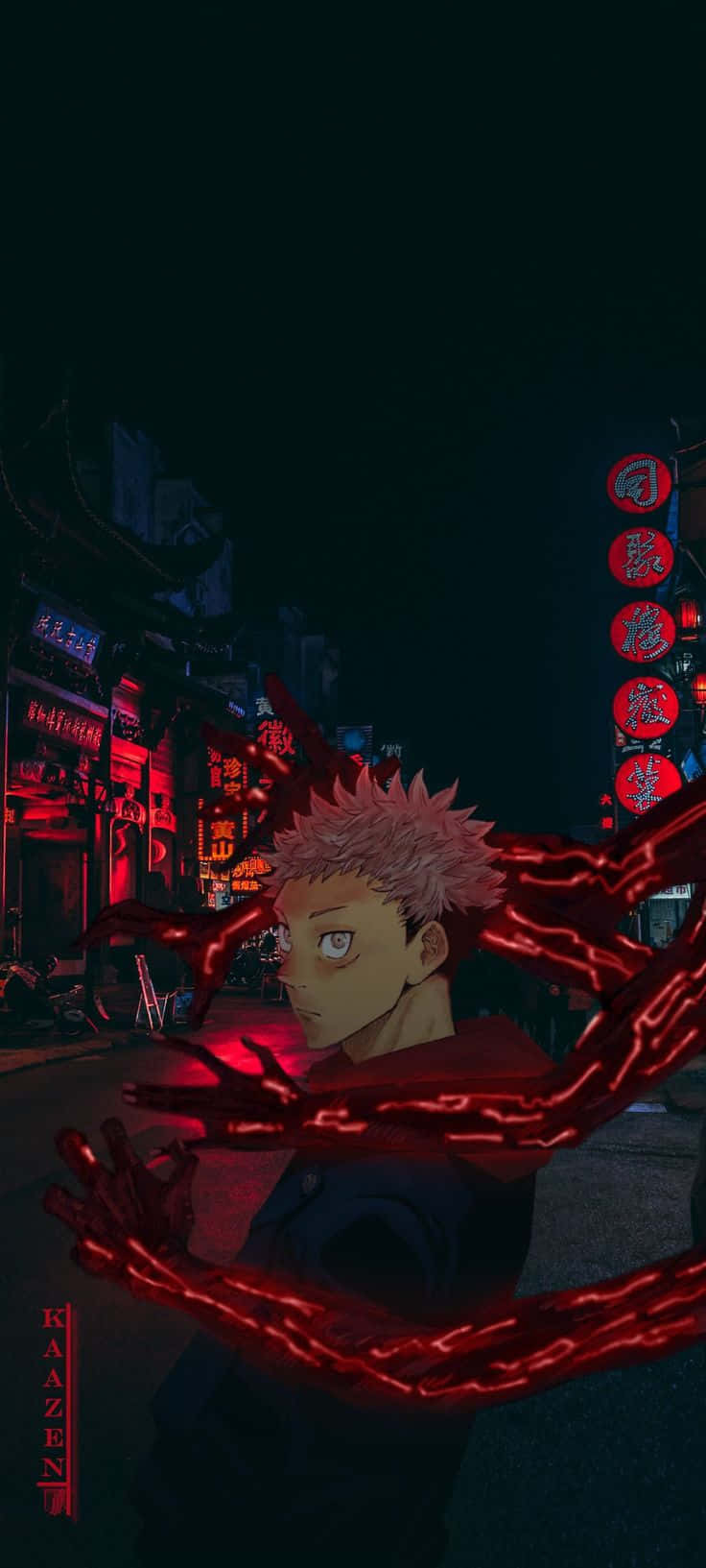 Yuji Itadori Anime Jujutsu Kaisen Android Duvar Kağıdı