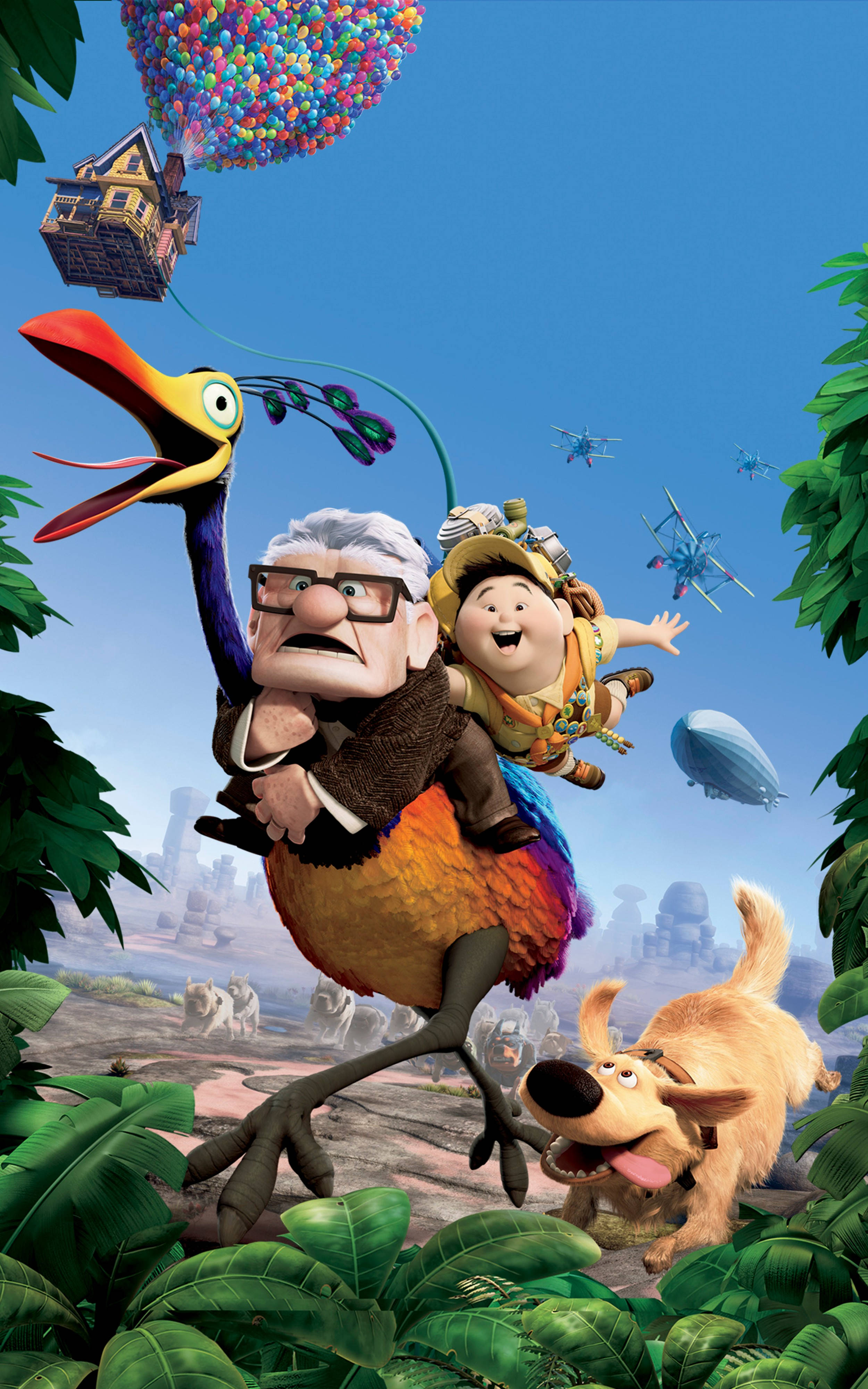 Yukarı Disney Film Posteri Duvar Kağıdı