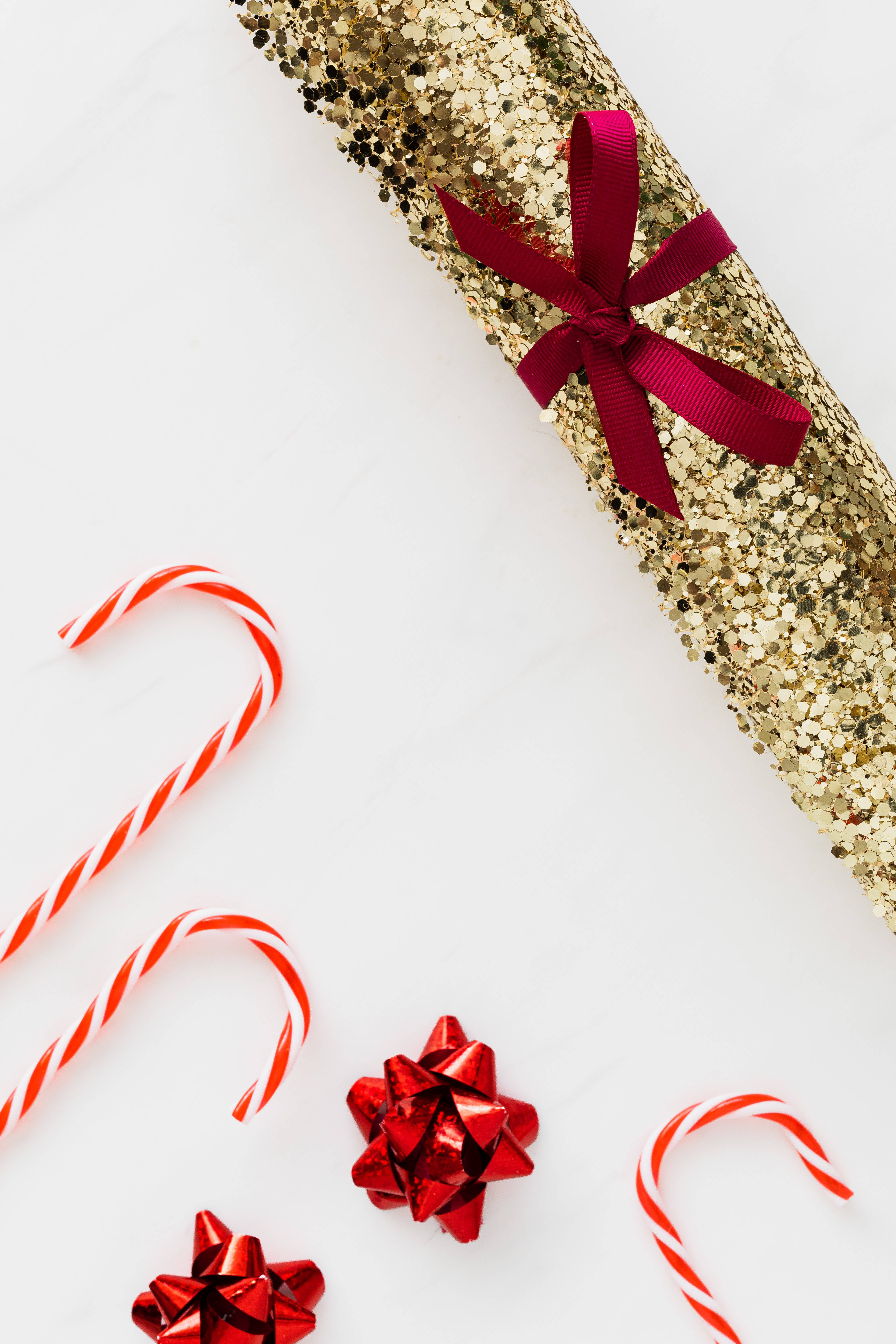 Yüksek Çözünürlüklü Noel Pırıltılı Kağıt Duvar Kağıdı