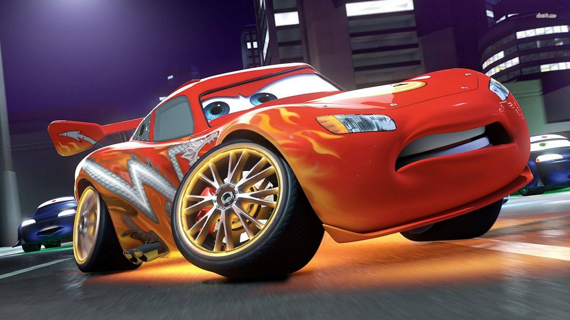 Yüksek Çözünürlükte Şimşek McQueen Duvar Kağıdı