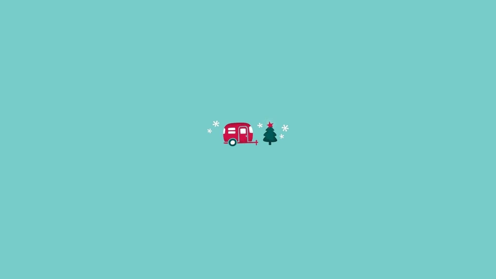 Yumuşak Estetik Minimalist Noel Bilgisayarı Duvar Kağıdı