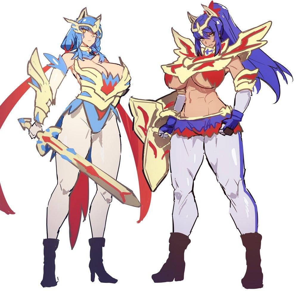 Zacian ve Zamazenta Kadın Olarak Duvar Kağıdı