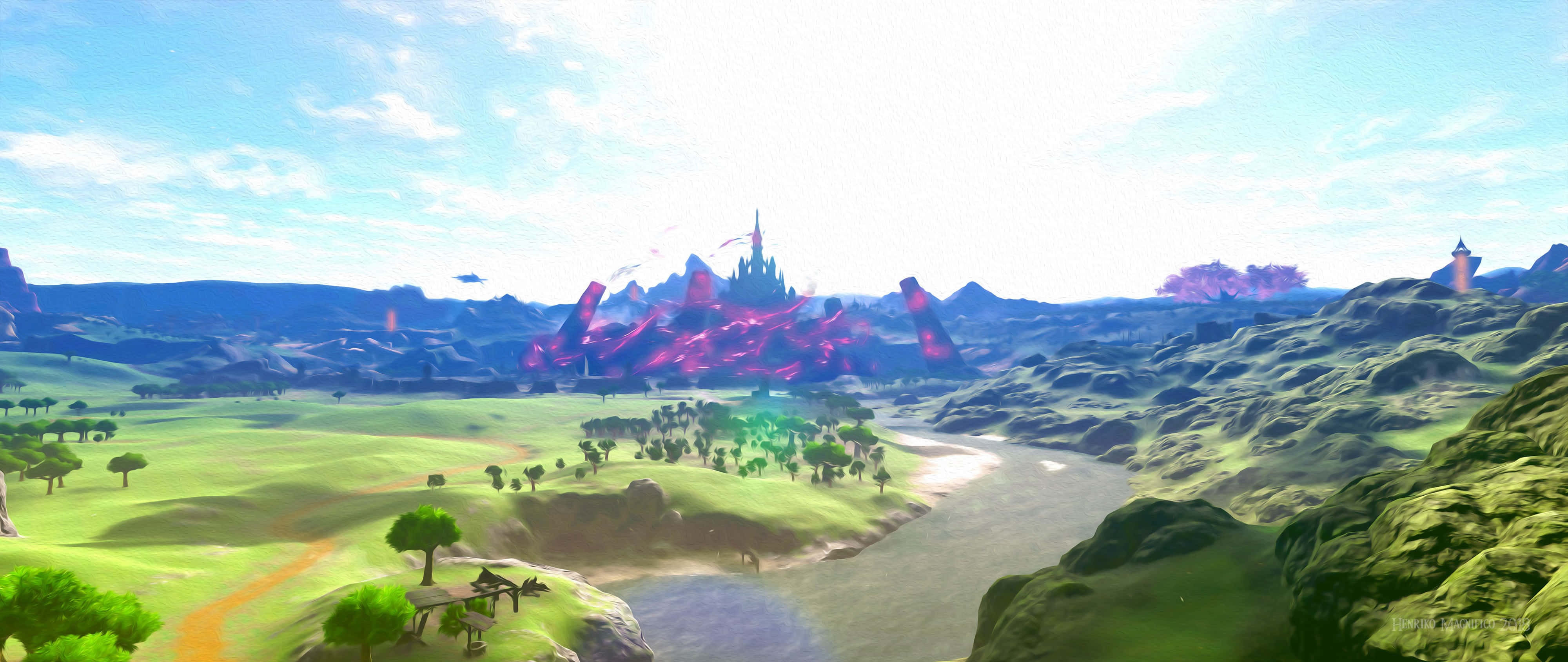 Zelda Breath Of The Wild 4K Gündüz Doğası Duvar Kağıdı