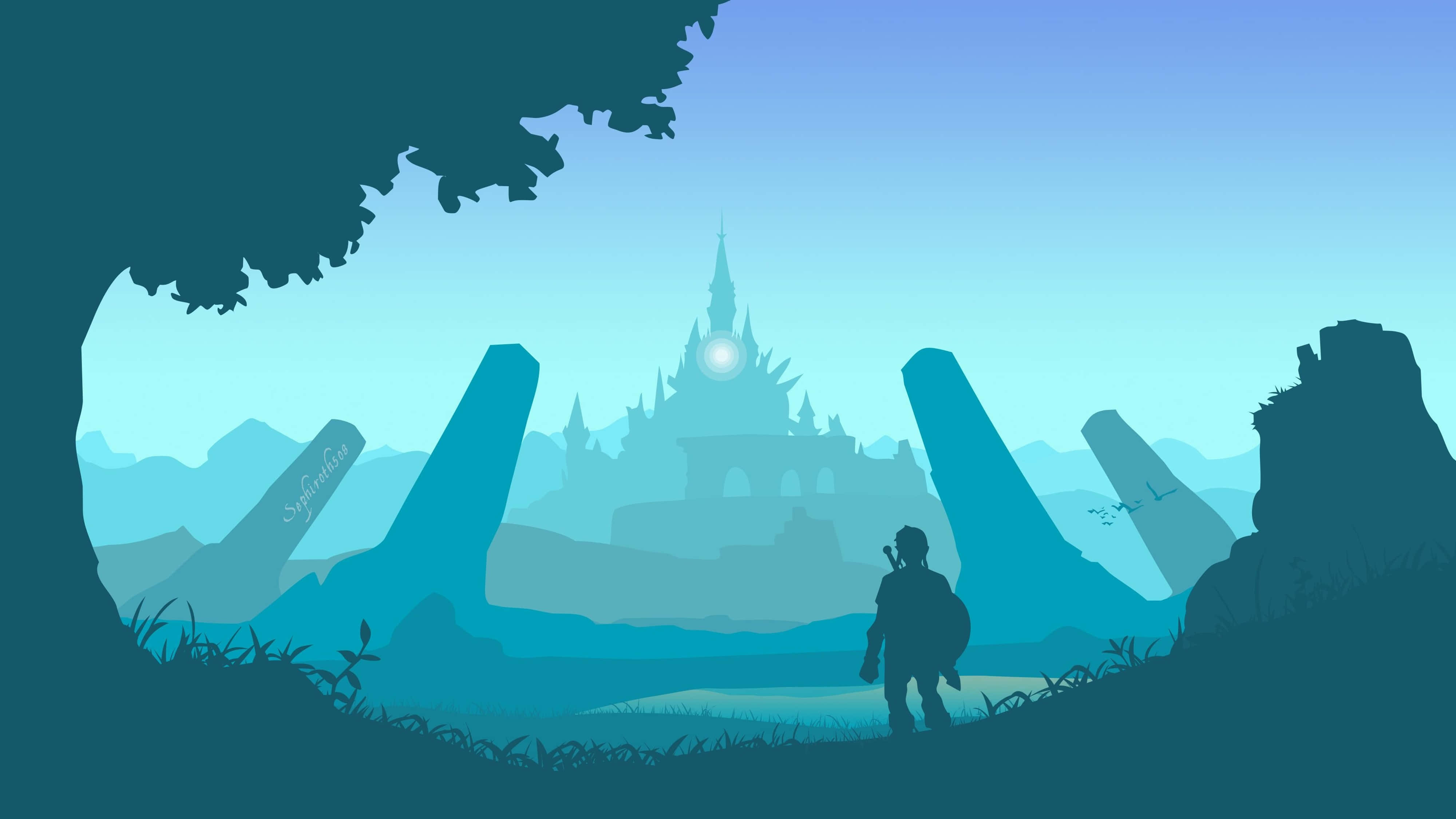 Zelda Breath Of The Wild 4K Kale Duvar Kağıdı