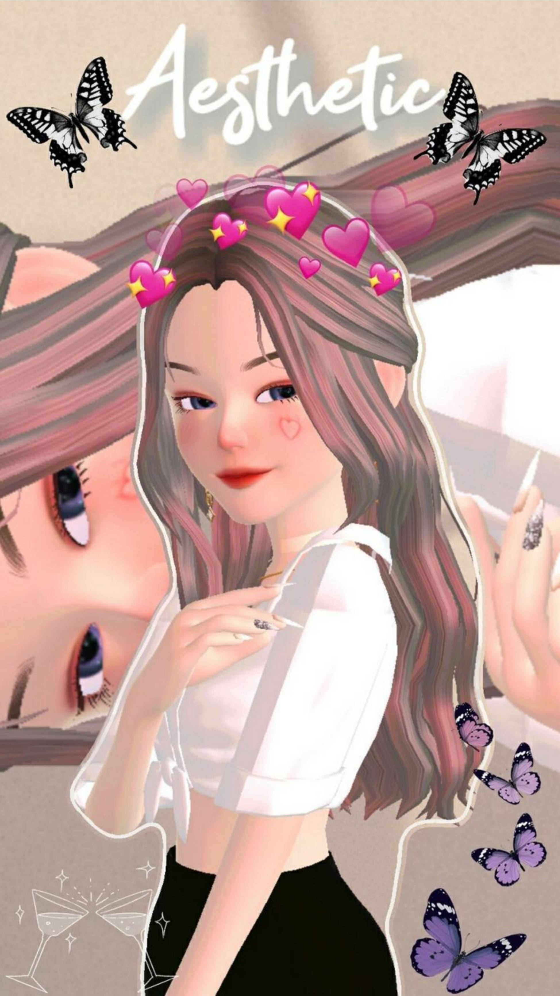 Zepeto Estetik Kız Duvar Kağıdı