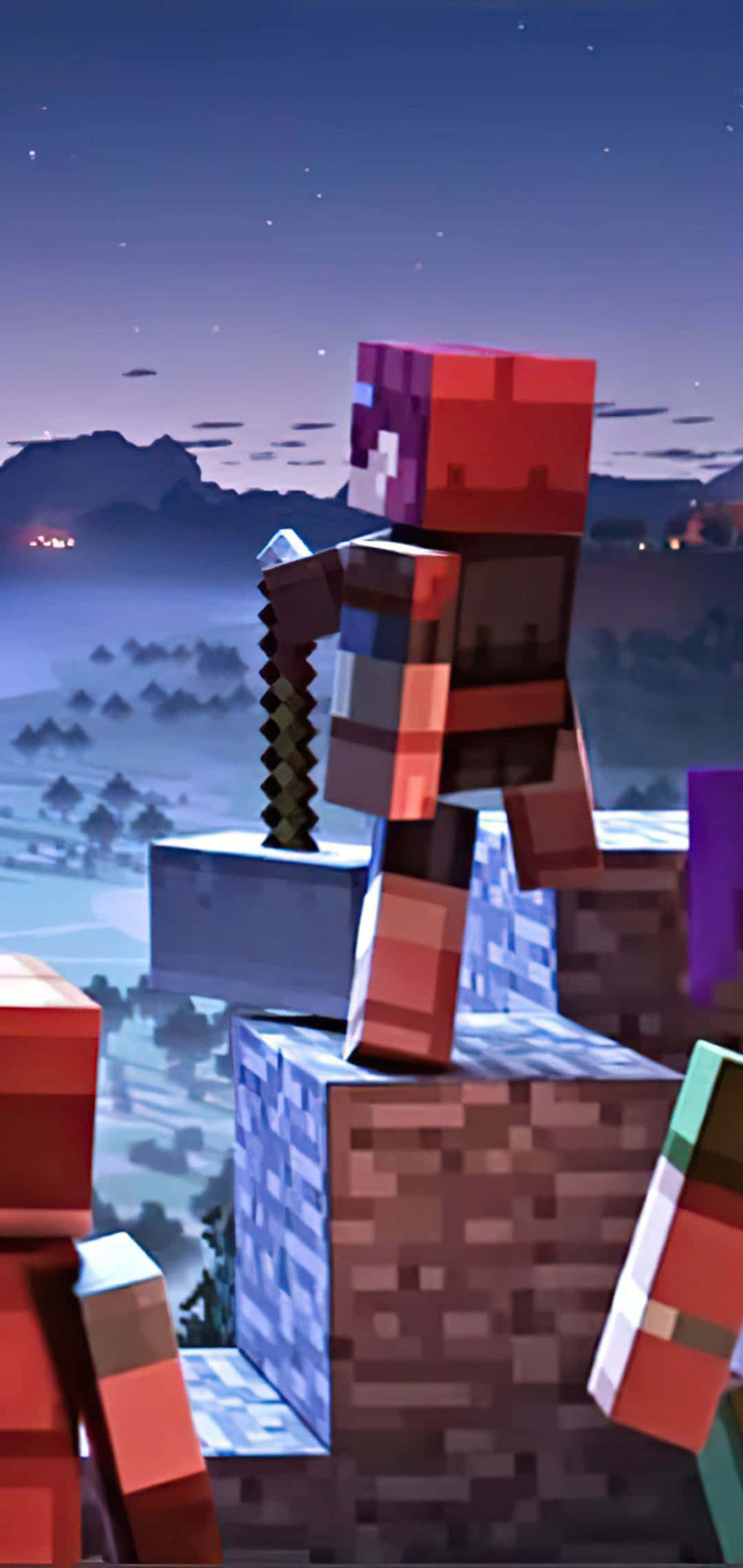 Zindanlar Kahramanı Pixel 3 Minecraft Arka Planı Duvar Kağıdı