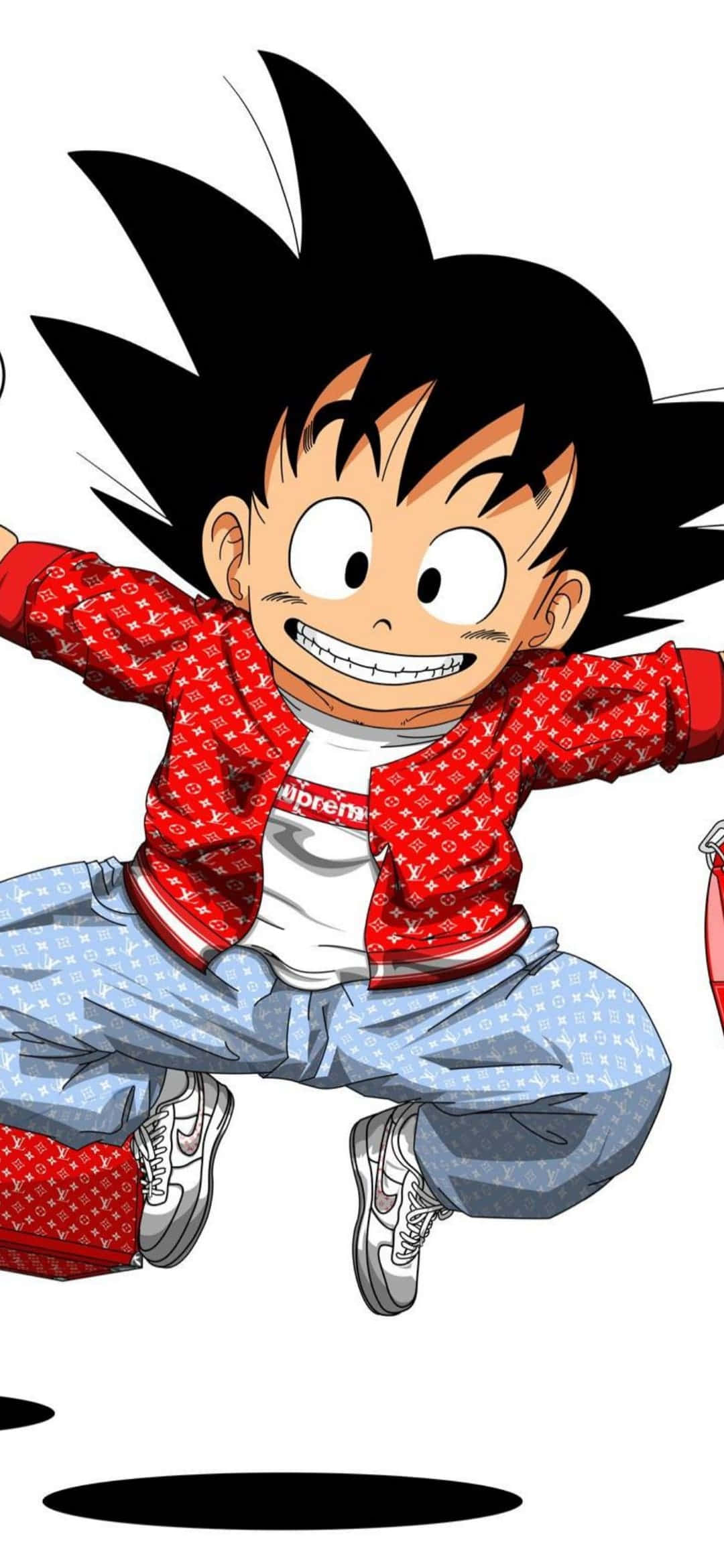 Zıplayan Sevimli Goku Supreme Duvar Kağıdı