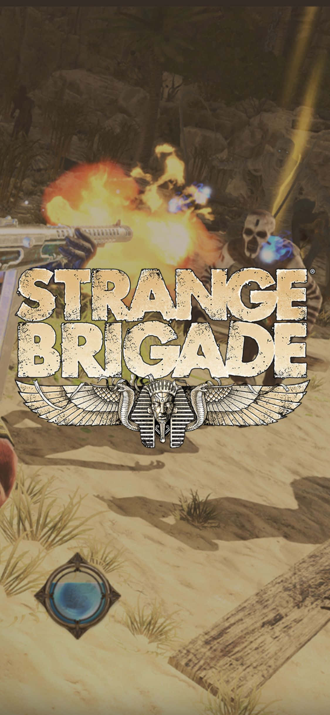 Zombi Vuran Karakter iPhone X Strange Brigade Duvar Kağıdı
