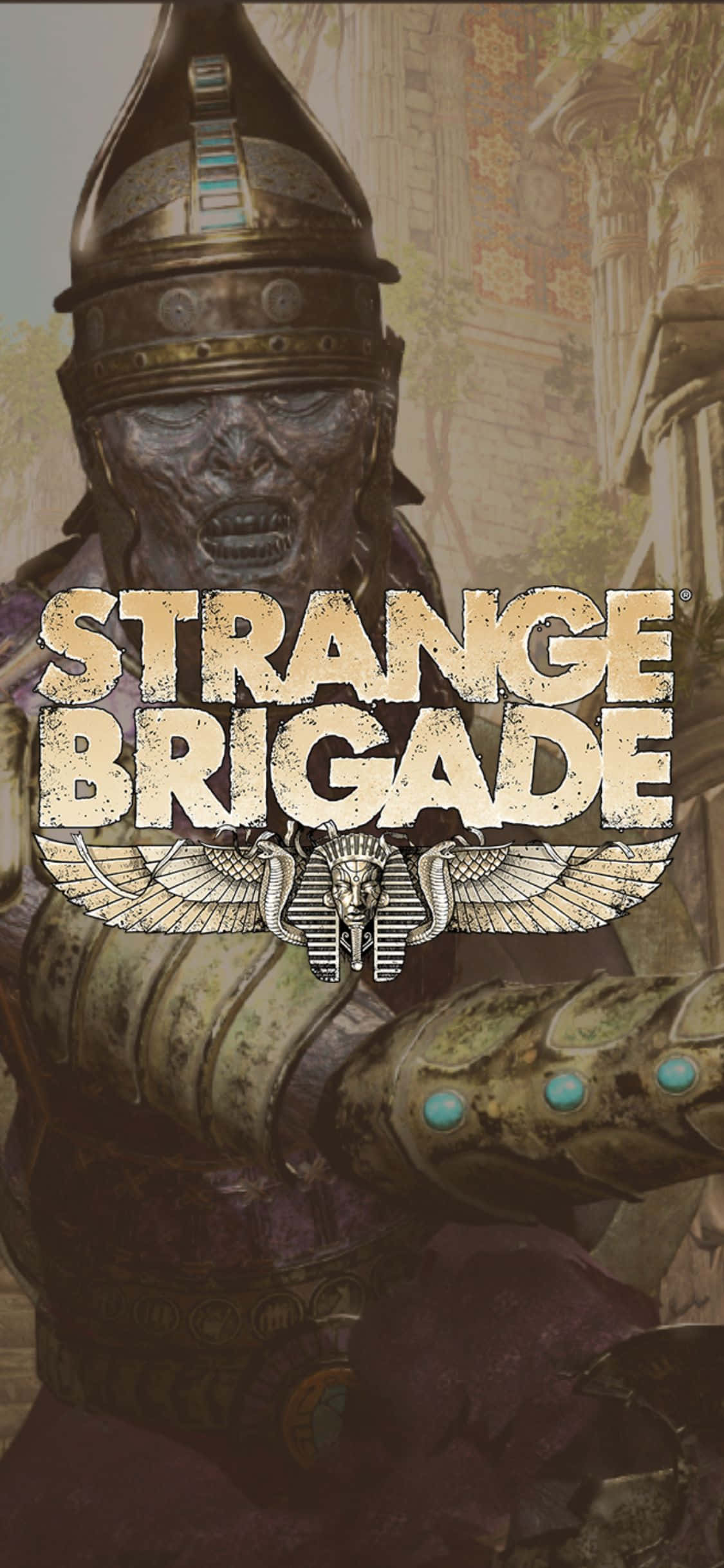 Zırhlı İskelet Zombi iPhone X Strange Brigade Arkaplanı Duvar Kağıdı