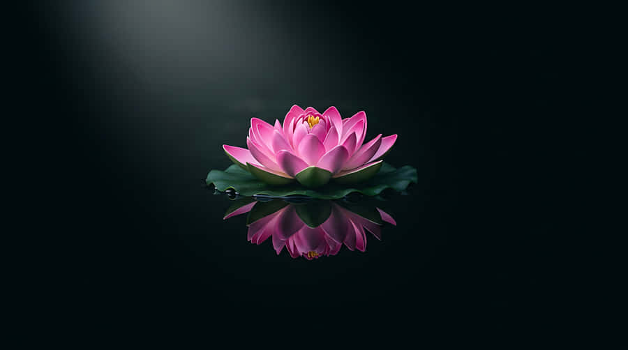 lotus, pembe lotus, nilüfer, yansıma, zen, meditasyon, sağlıklı yaşam, süzülen, minimalist, spa, huzurlu, dinginlik, karanlık arka plan, doğa, çiçek, açmış, saflık, maneviyat, yoga, rahatlama