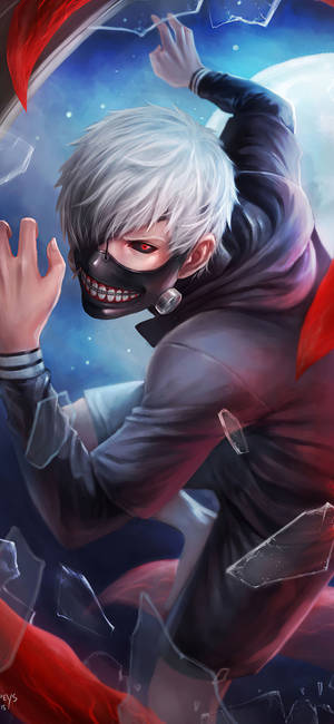 Ken Cam Kırıyor Tokyo Ghoul iPhone — iPhone 17 Pro Max Duvar Kağıdı