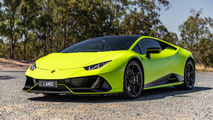 4k Dizüstü Araba Görüntüsü Lamborghini Huracán