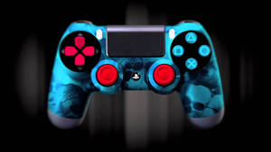 4K PS4 Neon Kafatası Desenli — Kafatası Duvar Kağıdı