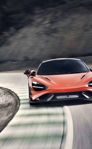 765 LT Kırmızı McLaren iPhone — Moto Pad 70 Duvar Kağıdı
