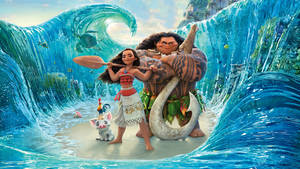 8k 7680x4320 Ultra Hd Çözünürlüklü Masaüstü Moana — 5120x1440 Duvar Kağıdı