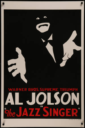 Al Jolson The Jazzy Singer Ürkütücü Kapak — Huawei MatePad 11.5 S (2025) Duvar Kağıdı