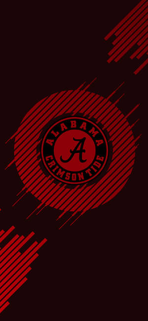 Alabama Crimson Tide Koyu Kırmızı Sanat duvar kağıdı — iPhone 18 Duvar Kağıdı