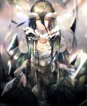 Güzel HD Albedo Overlord duvar kağıdı — Galaxy Z Fold 5 Duvar Kağıdı