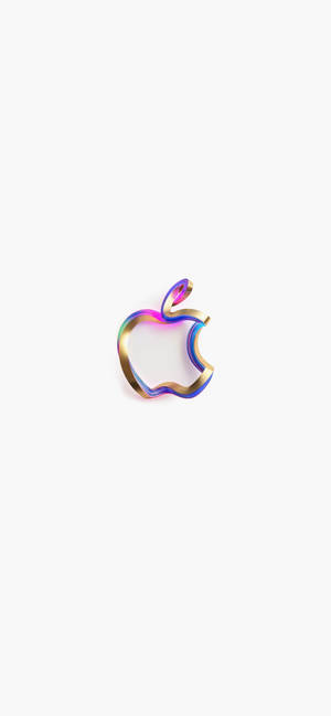 Altın Apple Logosu iPhone — iPhone 15 Duvar Kağıdı