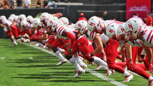Amerikan Futbolu Nebraska Cornhuskers duvar kağıdı — Pro Display XDR Duvar Kağıdı