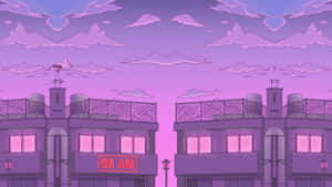 Anime City resimleri — Anime şehir GIF Duvar Kağıdı